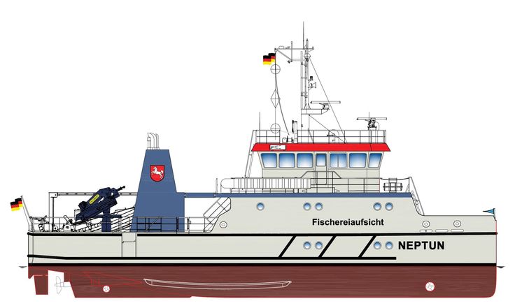 Zeichnung der "Neptun"