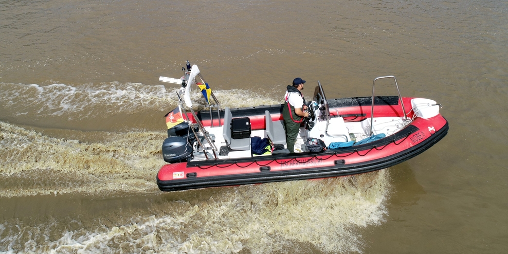 NIOBE II im Einsatz auf der Ems